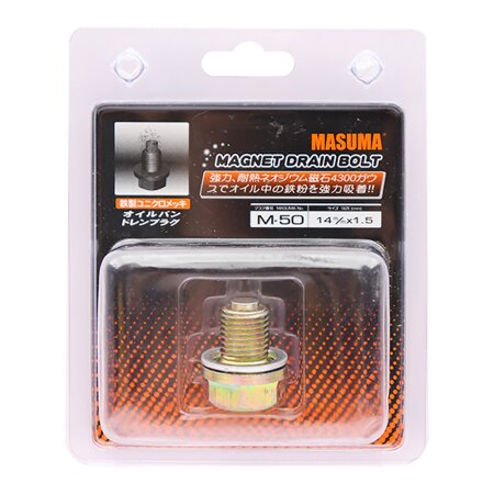Oil drain plug Masuma (with magnet) M14x1.5, M-50