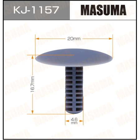 Retainer clip Masuma plastic, KJ-1157