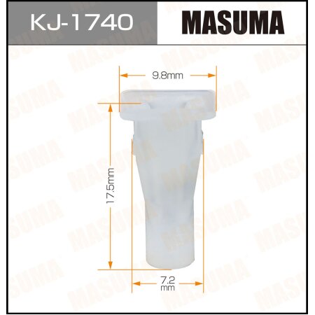 Retainer clip Masuma plastic, KJ-1740