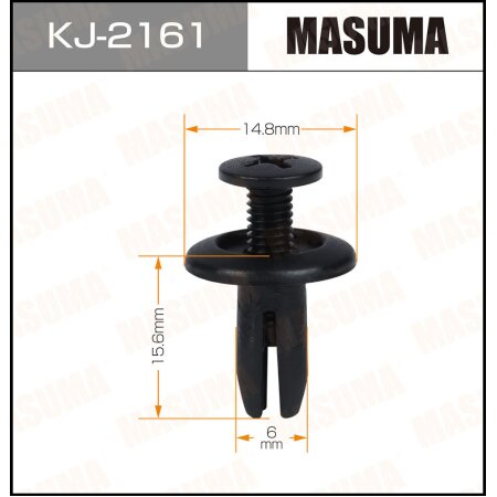 Retainer clip Masuma plastic, KJ-2161