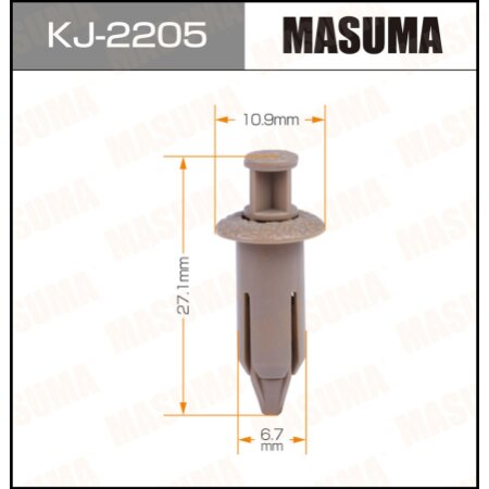 Retainer clip Masuma plastic, KJ-2205