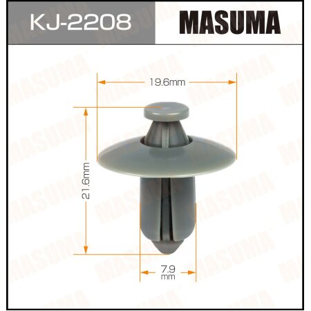 Retainer clip Masuma plastic, KJ-2208