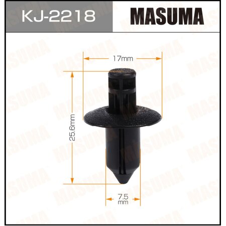 Retainer clip Masuma plastic, KJ-2218