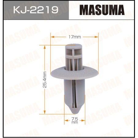 Retainer clip Masuma plastic, KJ-2219