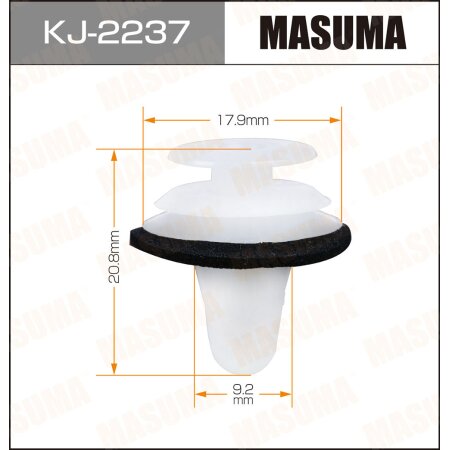 Retainer clip Masuma plastic, KJ-2237