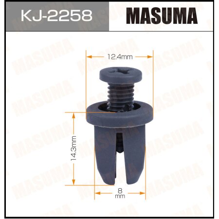 Retainer clip Masuma plastic, KJ-2258