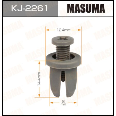 Retainer clip Masuma plastic, KJ-2261