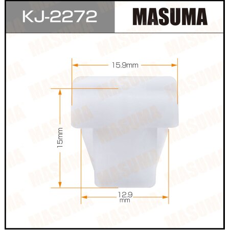 Retainer clip Masuma plastic, KJ-2272