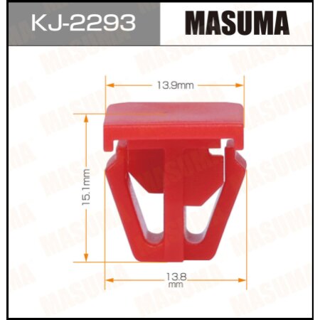 Retainer clip Masuma plastic, KJ-2293