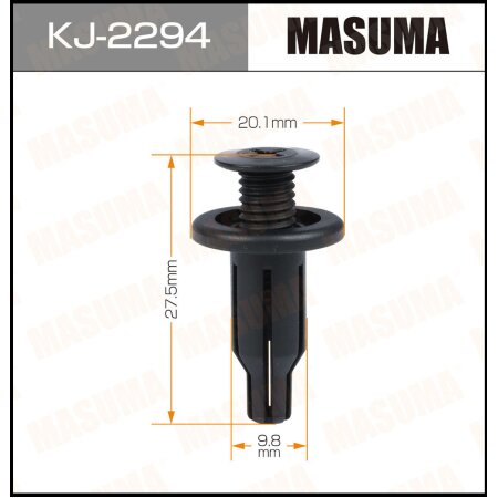 Retainer clip Masuma plastic, KJ-2294