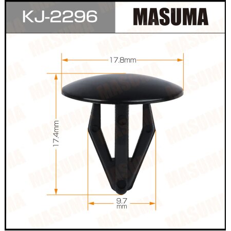 Retainer clip Masuma plastic, KJ-2296