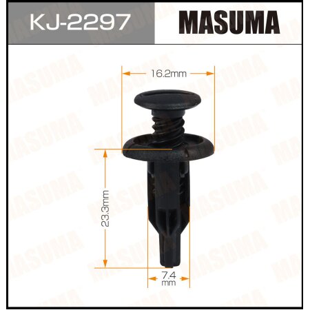 Retainer clip Masuma plastic, KJ-2297