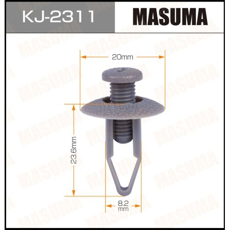 Retainer clip Masuma plastic, KJ-2311