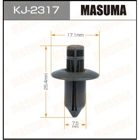 Retainer clip Masuma plastic, KJ-2317