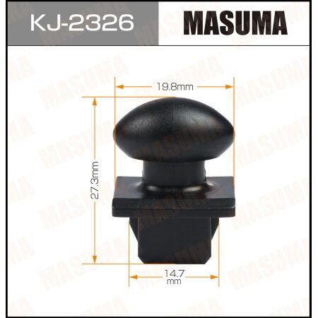 Retainer clip Masuma plastic, KJ-2326