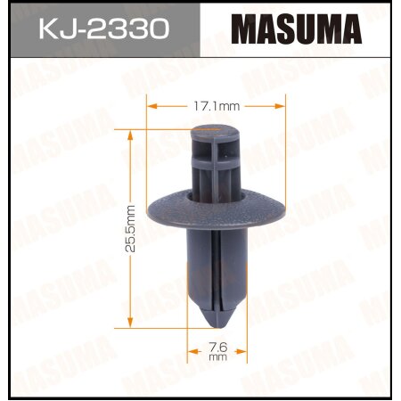 Retainer clip Masuma plastic, KJ-2330