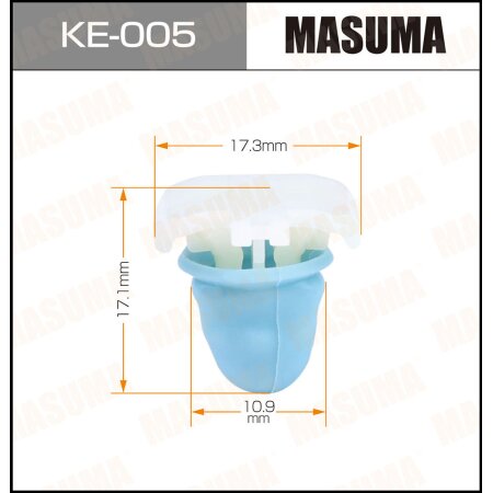 Retainer clip Masuma plastic, KE-005