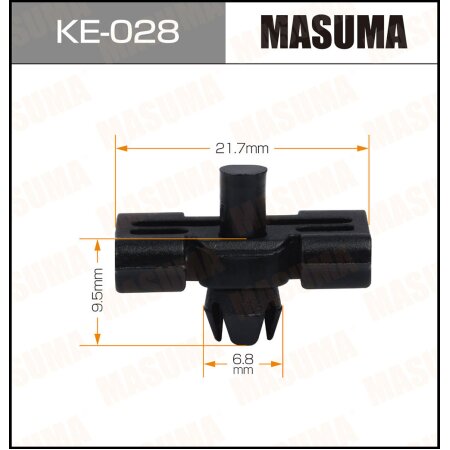 Retainer clip Masuma plastic, KE-028