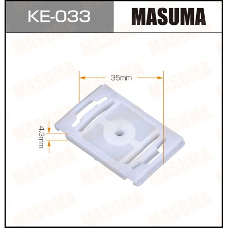 Retainer clip Masuma plastic, KE-033