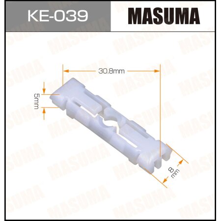 Retainer clip Masuma plastic, KE-039