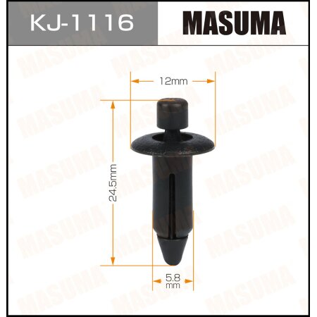 Retainer clip Masuma plastic, KJ-1116