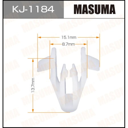 Retainer clip Masuma plastic, KJ-1184