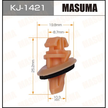 Retainer clip Masuma plastic, KJ-1421