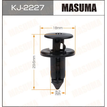 Retainer clip Masuma plastic, KJ-2227