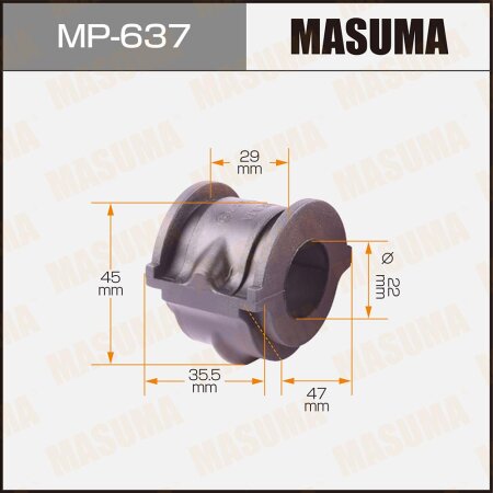 Stabilizer bar bushing Masuma, MP-637