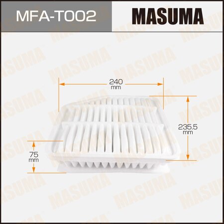 Air filter Masuma, MFA-T002