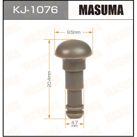 Retainer clip Masuma plastic, KJ-1076