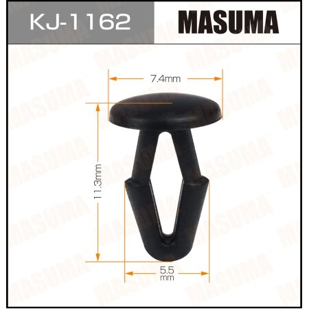 Retainer clip Masuma plastic, KJ-1162