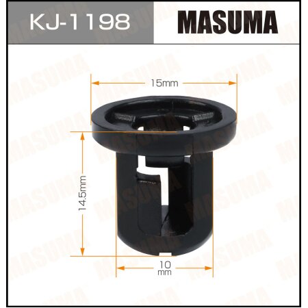 Retainer clip Masuma plastic, KJ-1198