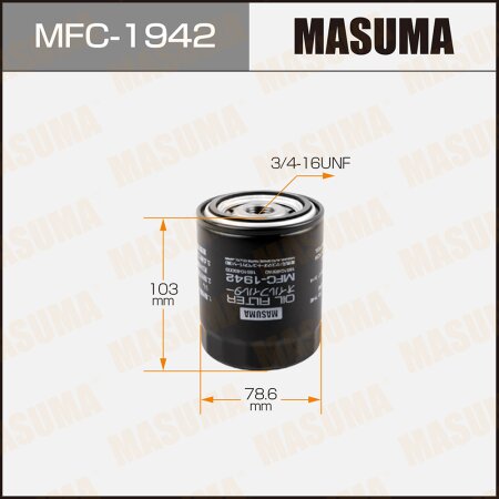 Oil filter Masuma, MFC-1942