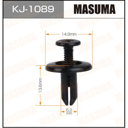 Retainer clip Masuma plastic, KJ-1089