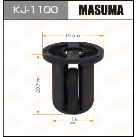 Retainer clip Masuma plastic, KJ-1100