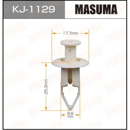 Retainer clip Masuma plastic, KJ-1129