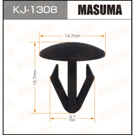 Retainer clip Masuma plastic, KJ-1308