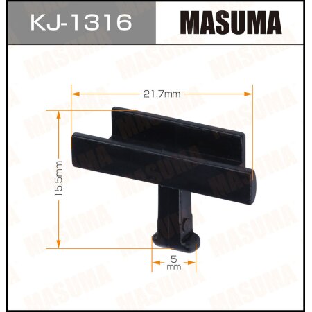 Retainer clip Masuma plastic, KJ-1316