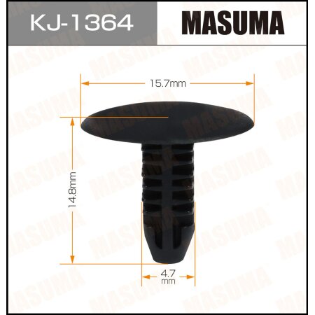 Retainer clip Masuma plastic, KJ-1364