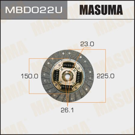 Clutch disc Masuma, MBD022U