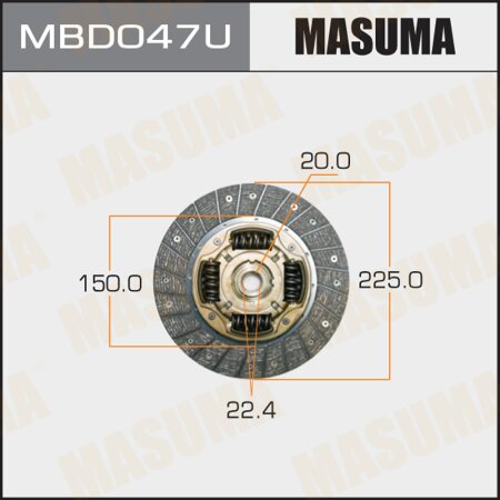 Clutch disc Masuma, MBD047U