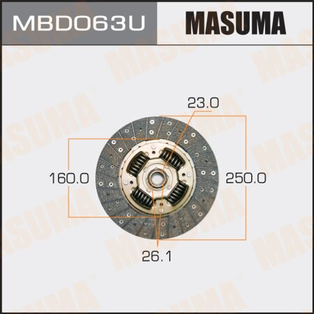 Clutch disc Masuma, MBD063U