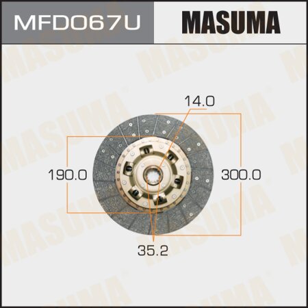 Clutch disc Masuma, MFD067U