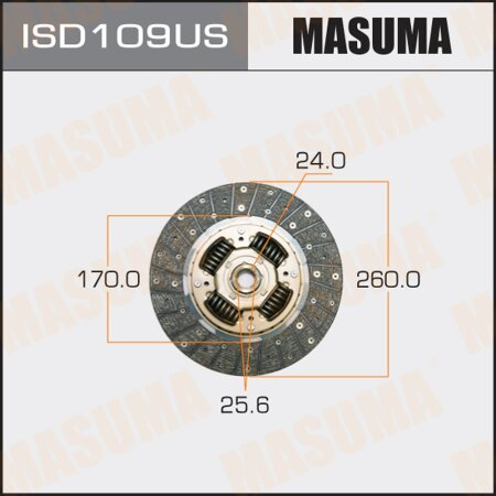 Clutch disc Masuma, ISD109US