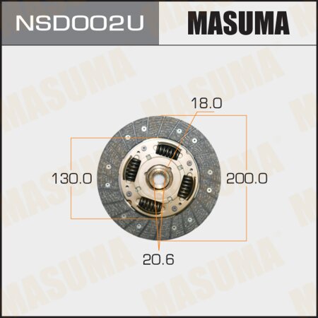 Clutch disc Masuma, NSD002U