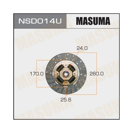 Clutch disc Masuma, NSD014