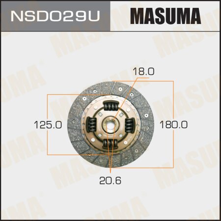 Clutch disc Masuma, NSD029U