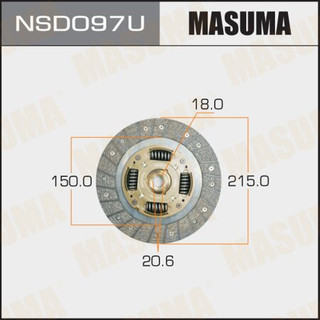 Clutch disc Masuma, NSD097U