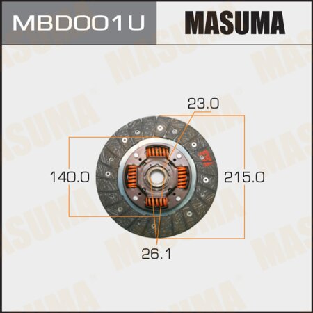 Clutch disc Masuma, MBD001U